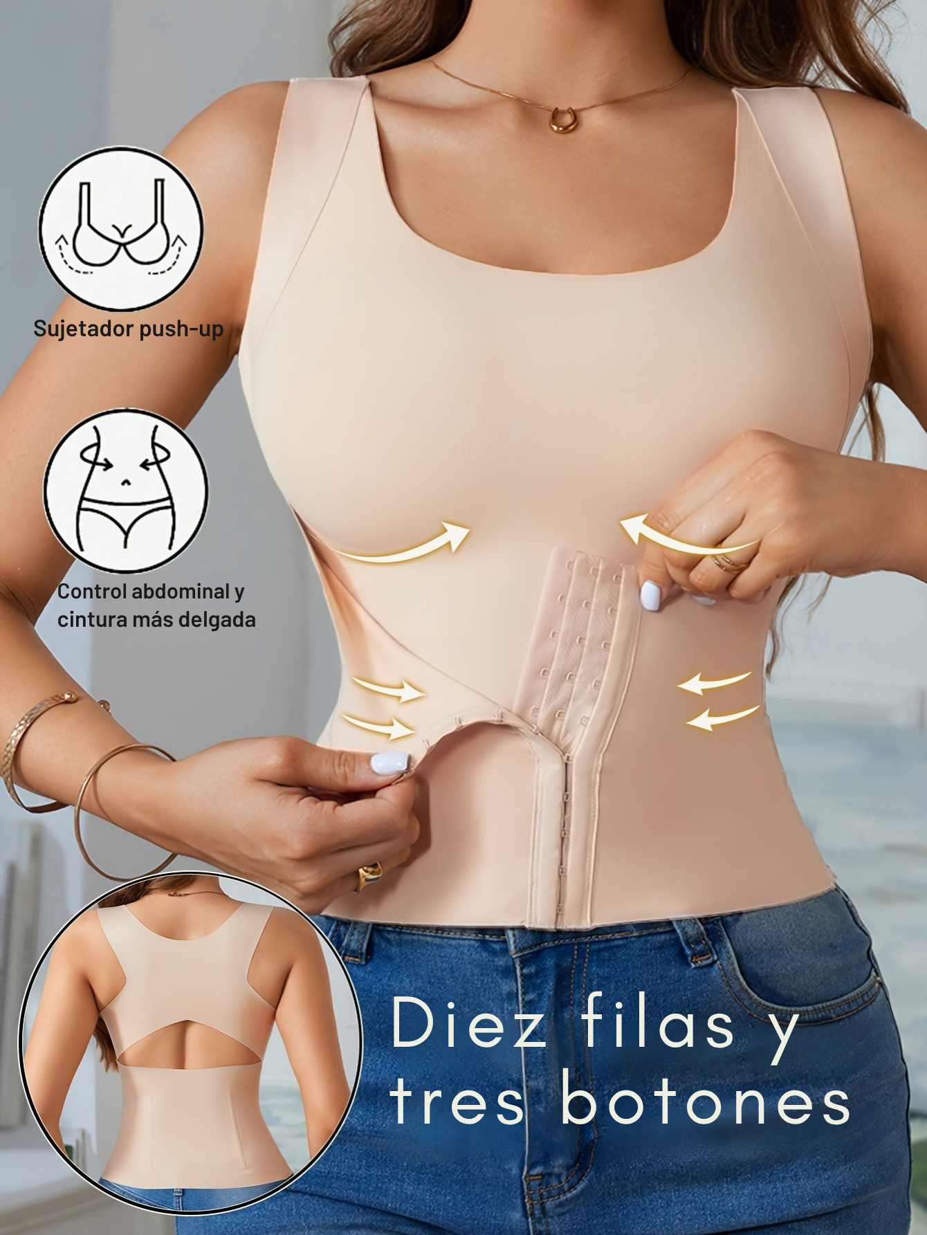 LadyShape Top Moldeador 1+1 Gratis