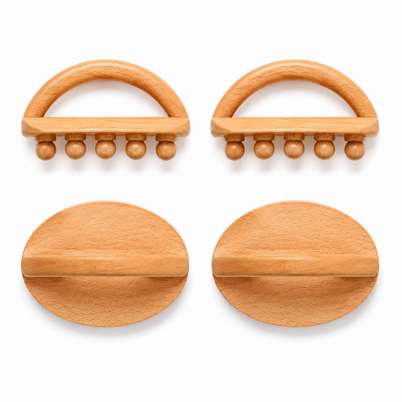 Alina | Cepillo de Masaje de Madera