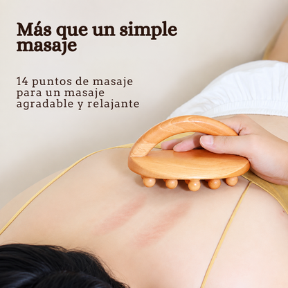 Alina | Cepillo de Masaje de Madera