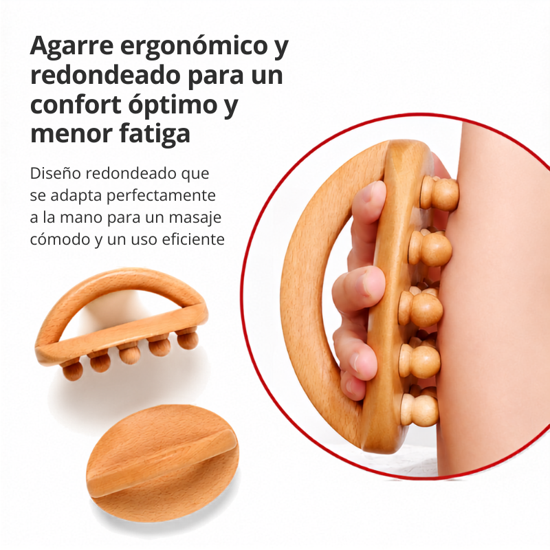 Alina | Cepillo de Masaje de Madera